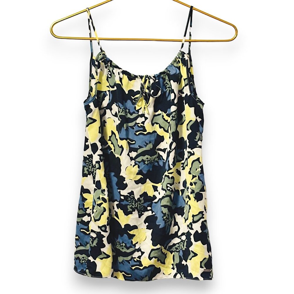 Armani Exchange Multi Color Floral Peephole Cami